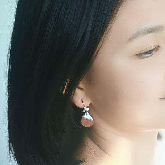 Nature's Geometry: 1 Pair 7 Styles Earring Set